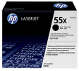 HP 55X High Yield Black LaserJet Toner Cartridge, CE255X