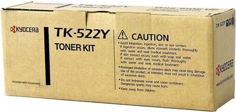 Original Kyocera TK-522Y Yellow Toner Cartridge