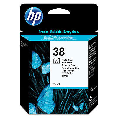 OEM HP 38 Photo Black (C9413A) Ink Cartridge