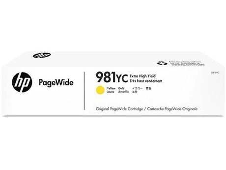 Original HP 981YC Extra High Yield Yellow PageWide Ink Cartridge, L0R19YC