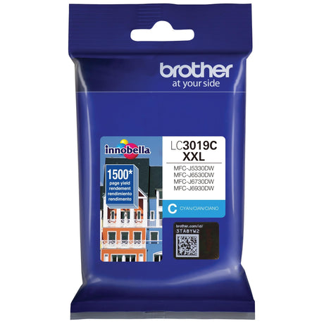 Brother LC3019 Suprt High-Yield Cyan Ink Cartridge, LC3019C