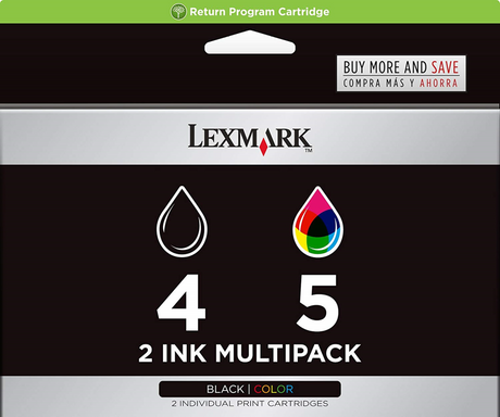 Lexmark #4 & #5 Black/Color Combo Pack