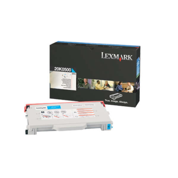 Lexmark 20K0500 Cyan Standard Yield Toner Cartridge