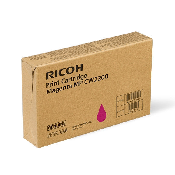 Ricoh 841722 Magenta Ink Cartridges, MP CW2200