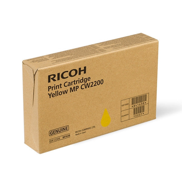 Ricoh 841723 Yellow Ink Cartridges, MP CW2200