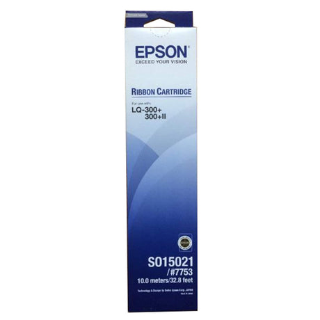 Original Epson Standard Yield Black 7753 Ribbon Cartridge, S015633