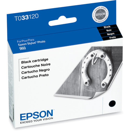 Orininal Epson T0331 Standard-Yield Black Ink Cartridge, T033120