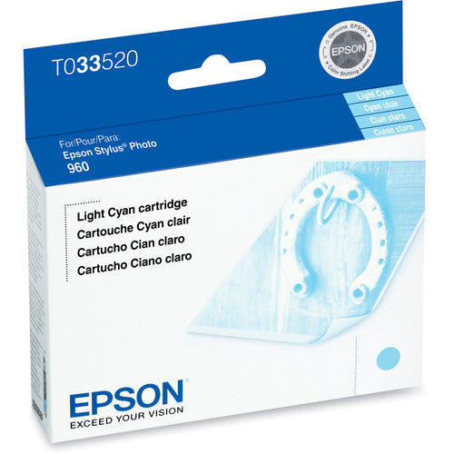 Original  Epson T0335 Standard-Yield Ligh Cyan Ink Cartridge, T033520