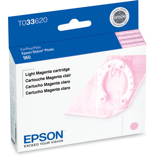 Original Epson T0336 Standard-Yield Light Magenta Ink Cartridge, T033620