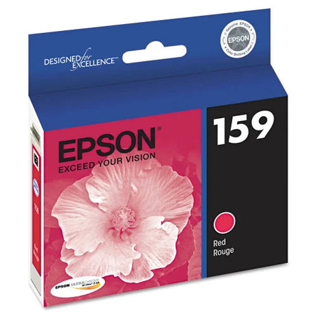 Epson 159 Standard-Yield Red UltraChrome (Hi-Gloss 2) Ink Cartridge, T159720