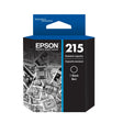 Original Epson T215 Standard-Yield Black Ink Cartridge, T215120-S