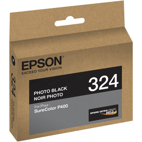 Epson 324 Standard-Yield Photo Black UltraChrome HG2 Ink Cartridge, T324120