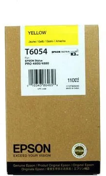 Epson T6054 Yellow Ink Cartridge, T605400