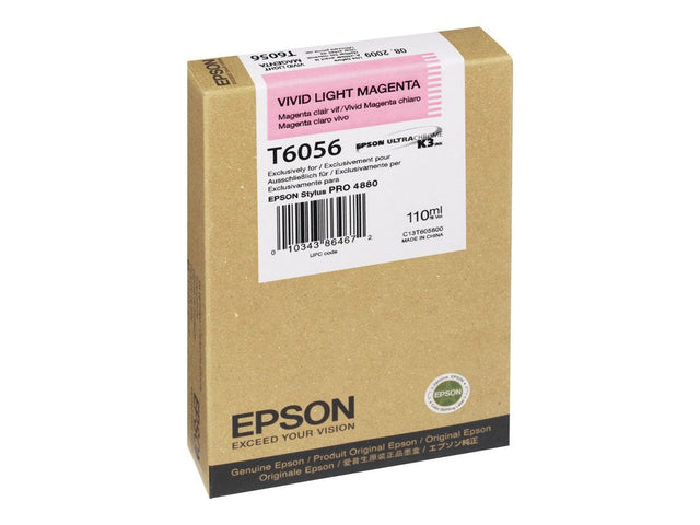 Epson T6056 Vivid Light Magenta Ink Cartridge, T605600