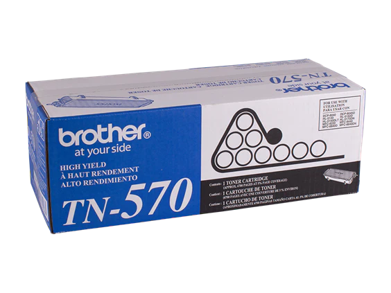 Brother TN-570 High Yield Black Toner Cartridges