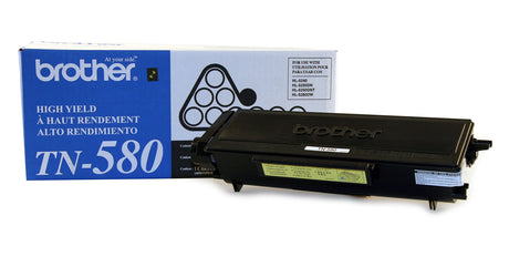 Brother TN-580 High Yield Black Toner Cartridge