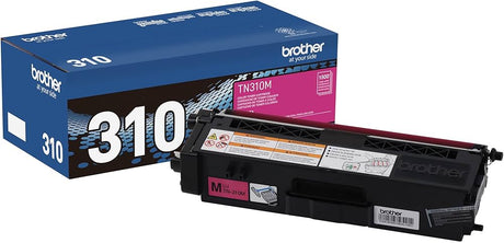 Brother TN310 Standard-Yield Magenta Laser Toner Cartridge, TN310M