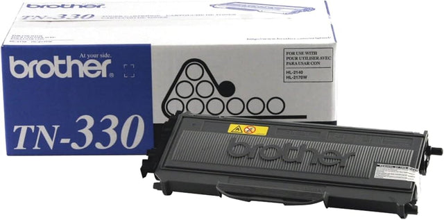 Brother Standard-Yield Black Laser Toner Cartridge, TN330