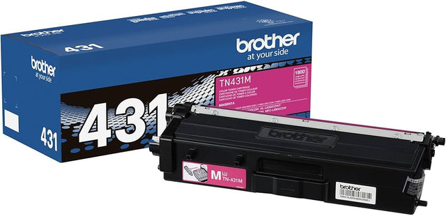 Brother TN431 Standard-Yield Magenta Toner Cartridge, TN431M