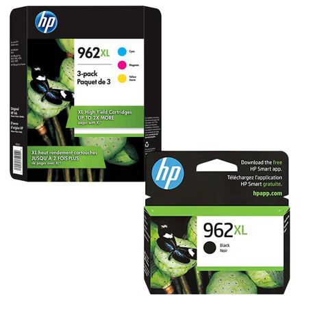 Original HP 962XL Black, Cyan, Magenta, Yellow Ink Cartridge-4 Pack