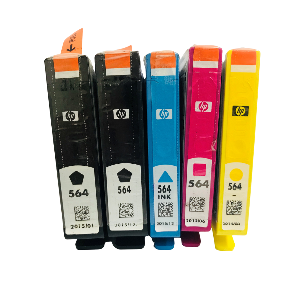 Original HP 564 2 Black, Cyan, Magenta, Yellow Ink (5-pack)