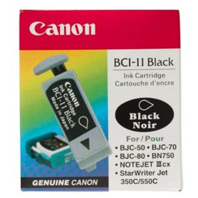 Original Canon BCI-11 Black Ink Cartridge-3 Pack