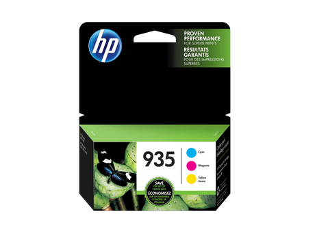 Original HP 935 Cyan, Magenta, Yellow Ink Cartridges-3 Pack, , N9H65FN#140