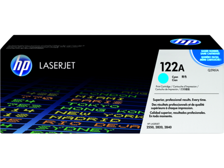 HP 122A (Q3961A) Cyan Original LaserJet Toner Cartridge