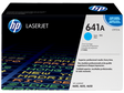 HP 641A Standard Yield Cyan LaserJet Toner Cartridge, C9721A