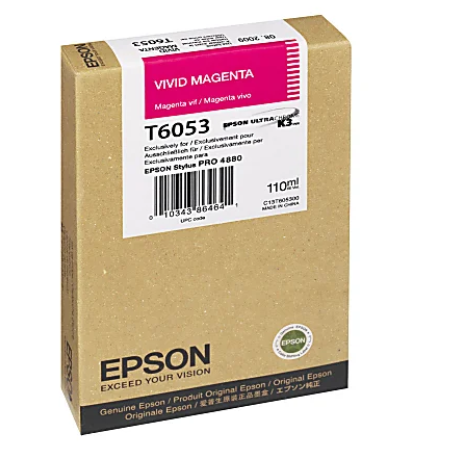 Epson T6053 Vivid Magenta Ink Cartridge, T605300