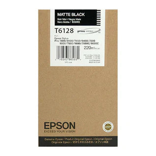 Original Epson T6128 Matte Black Ink Cartridge