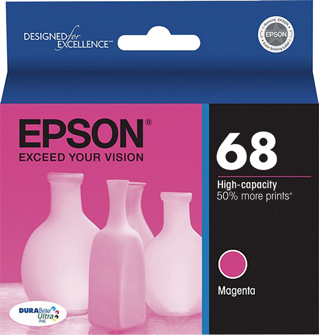 Original Epson 68 Magenta Ink Cartridge