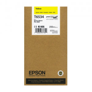 Epson T653 Yellow Ink Cartridge, T653400