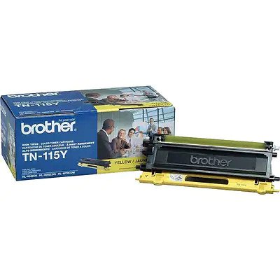 Brother TN-115 Yellow High Yield Toner Cartridge (TN115Y)