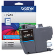 Genuine Brother LC401 Cyan Ink Cartridge