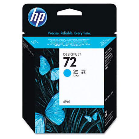 Original HP 72 69ml (C9398A) Cyan Ink Cartridge