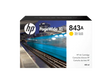 HP 843A 400ml PageWide XL Yellow Ink Cartridge, C1Q60A