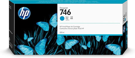 Original HP 746 300mL Cyan (P2V80A) Ink Cartridge