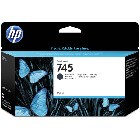 Original HP 745 130-ml DesignJet (F9J99A) Matte Black Ink Cartridge