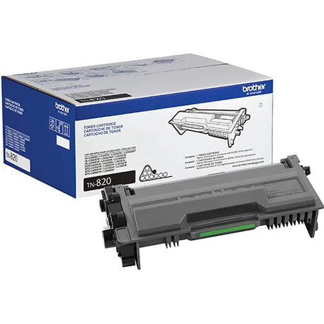 Brother TN820 High Yield Black Toner Cartridge, TN-820