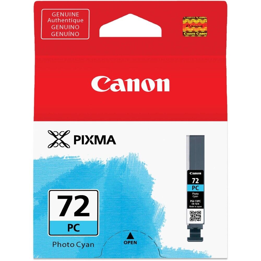 Original Canon PGI-72 Photo Cyan Ink Cartridge