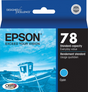 New Genuine Epson 78 (T078220) Cyan Ink Cartridge