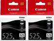 Original Canon PGI-525 Black Ink Cartridges- 2 Pack